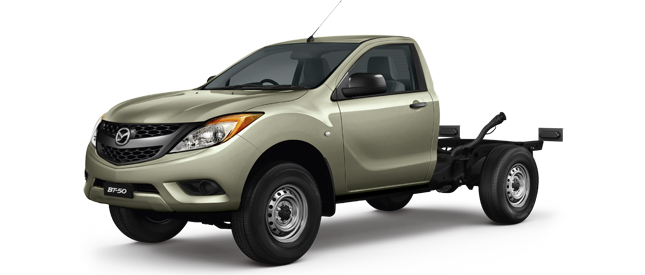 Mazda BT-50 4WD Single Cab Chassis GLX